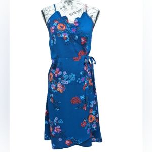 Monteau floral wrap dress